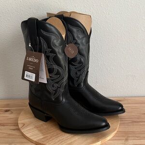Laredo Womens Maddie Block Heel Cowboy Boots